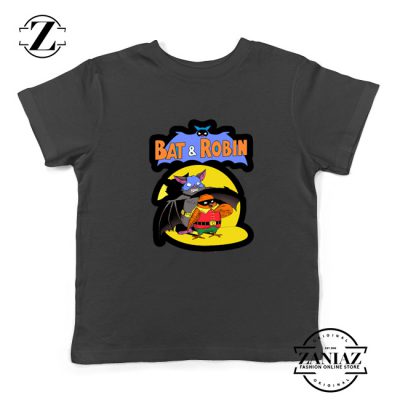 Bat and Robin Kids Tshirt Batman DC Comics Youth Tee Shirts S-XL