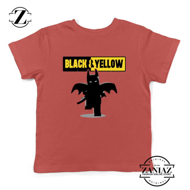 Batman Bat and Yellow Kids Tshirt