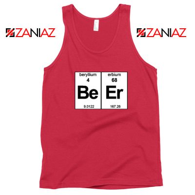 BeEr Chemistry Tank Top Elemental Chemistry Tank Top Size S-3XL Red