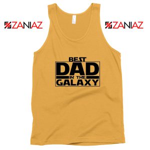 Best Dad In The Galaxy Tank Top Starwars Merch Tops S-3XL