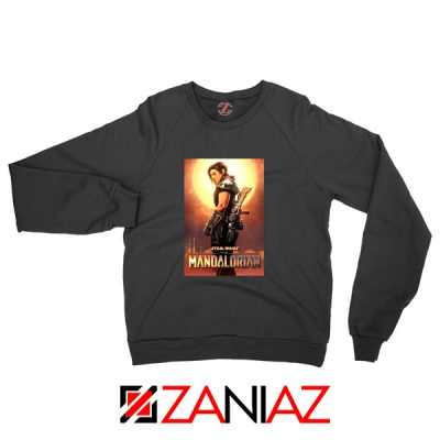 Cara Dune Poster Sweatshirt Star Wars The Mandalorian Sweaters S-2XL Black