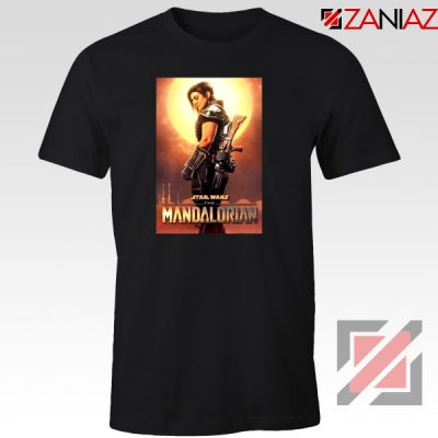 Cara Dune Poster Tshirt Star Wars The Mandalorian Tee Shirts S-3XL Black
