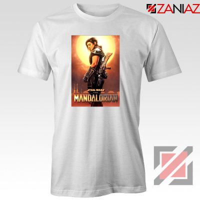 Cara Dune Poster Tshirt Star Wars The Mandalorian Tee Shirts S-3XL White