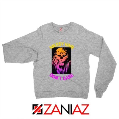 Chewbacca Sweatshirt Star Wars Characters Best Sweaters S-2XL Sport Grey