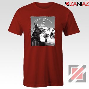 Darth Vader And Stormtrooper Tee Shirt Disneyland Tshirts S-3XL Red