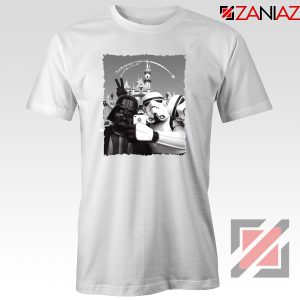 Darth Vader And Stormtrooper Tee Shirt Disneyland Tshirts S-3XL White