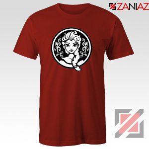Elsa Frozen Tshirt Princess Disney Tee Shirts S-3XL Red