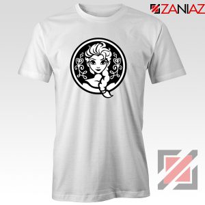 Elsa Frozen Tshirt Princess Disney Tee Shirts S-3XL White