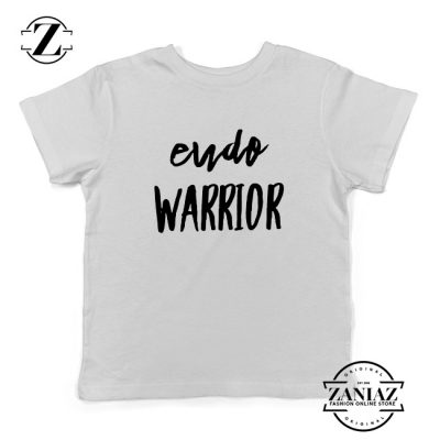 Endo Warrior White Kids Tshirt