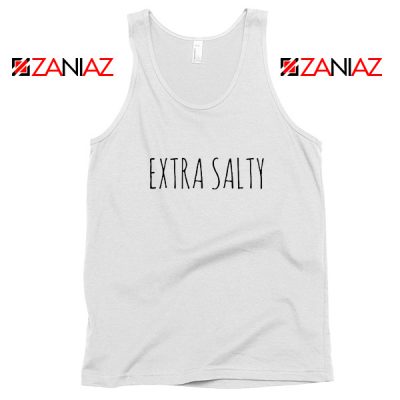Extra Salty White Graphic Tank Top