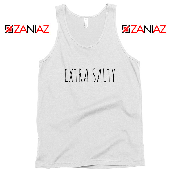 Extra Salty White Graphic Tank Top