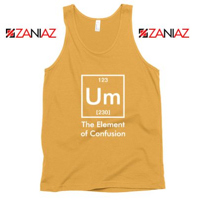 Funny Chemistry Tank Top Element of Confusion Tank Top Size S-3XL Sunshine