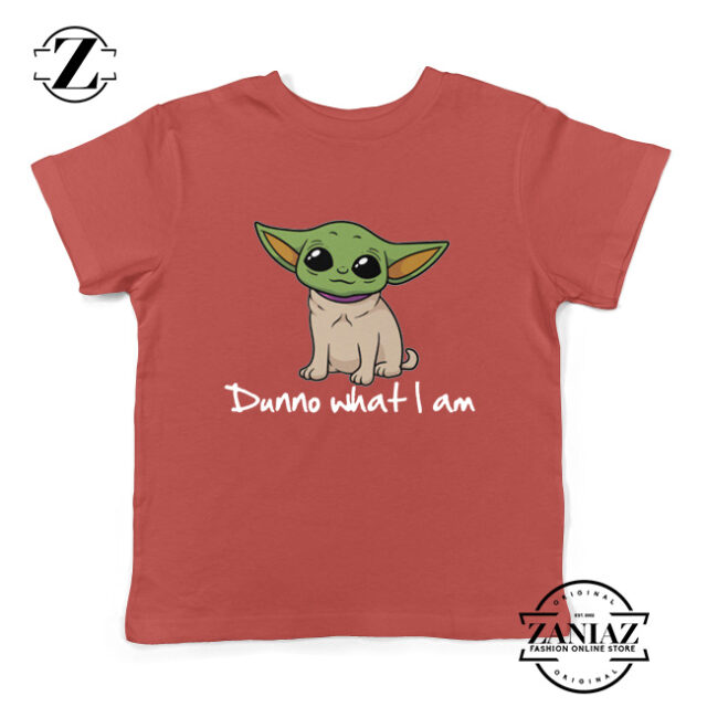 Green Alien Pug Yoda Youth Tshirt