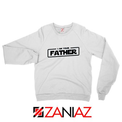 I Am Your Father Sweatshirt Darth Vader Quote Sweater S-2XL White
