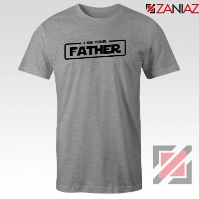 I Am Your Father Tshirt Darth Vader Quote Tee Shirts S-3XL Sport Grey