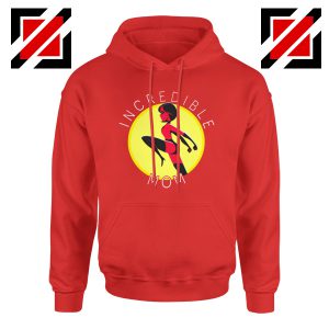 Incredibles Mom Hoodie Disney Pixar Best Hoodies S-2XL Red