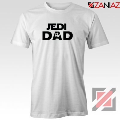 Jedi Dad Tee Shirt Star Wars Universe Tshirts S-3XL White
