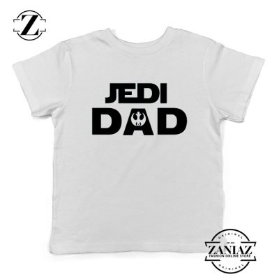 Jedi Dad Youth Tshirt Star Wars Universe Kids Tee Shirts S-XL White