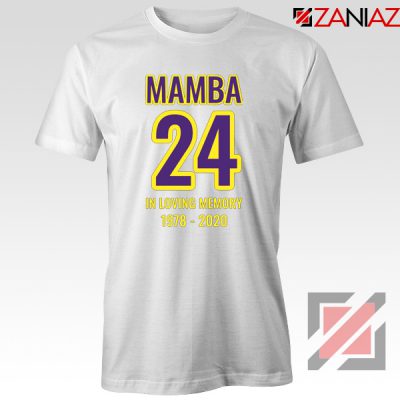 Mamba 24 Kobe White Tee Shirts