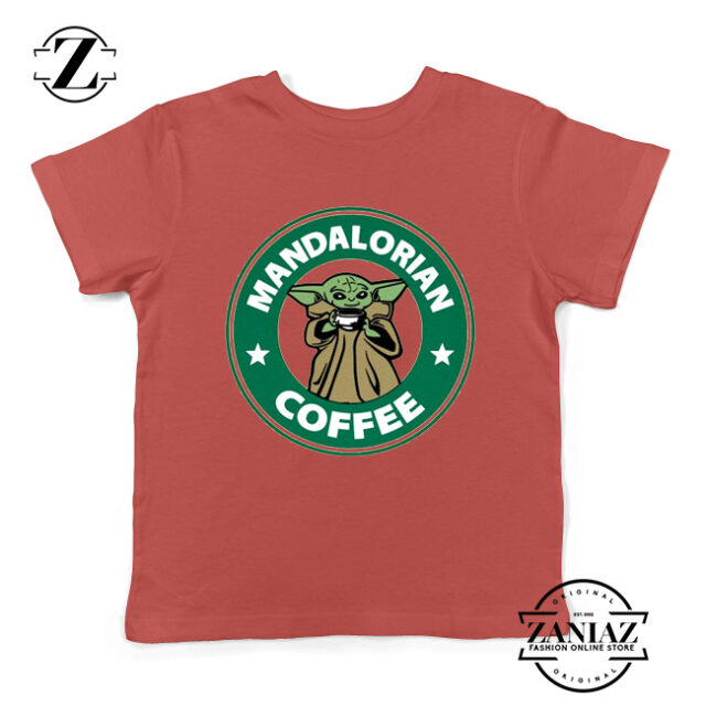 Mandalorian Coffee Kids Tee