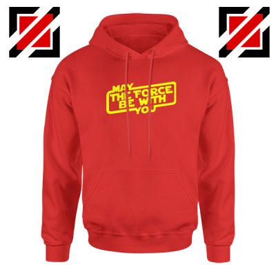 May The Force Be With You Hoodie Obi Wan Kenobi Hoodies S-2XL Red