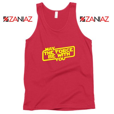 May The Force Be With You Tank Top Obi Wan Kenobi Tops S-3XL Red