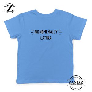Phenomenally Latina Kids Tshirt Mexicana Gift Youth Tee Shirts S-XL