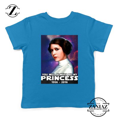 Princess Carrie Fisher Kids Tee Shirt Star Wars Films Youth Tshirts S-XL