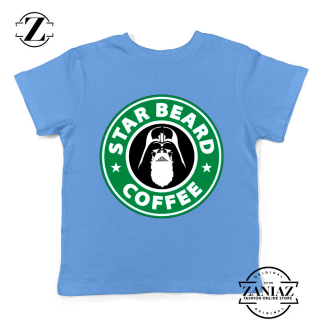 Star Beard Coffee Kids Tshirt