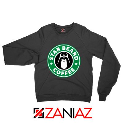 Star Beard Coffee Sweatshirt Funny Star Wars Sweaters S-2XL Black