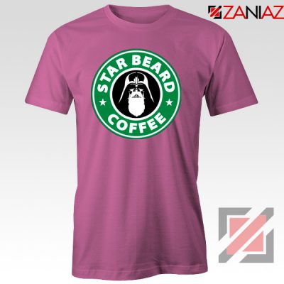 Star Beard Coffee Tshirt Funny Star Wars Tee Shirts S-3XL Pink
