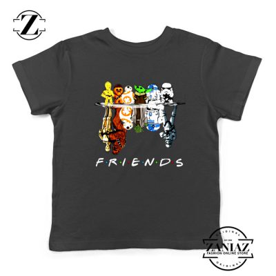 Star Wars Characters Kids Tshirt FRIENDS Water Reflections Youth Tee Shirts Black