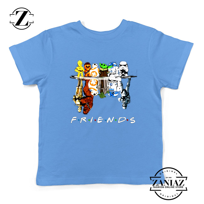 Star Wars Characters Kids Tshirt FRIENDS Water Reflections Youth Tee Shirts