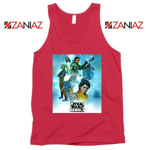 Star Wars Rebels Tank Top Star Wars Season 4 Tops S-3XL Red