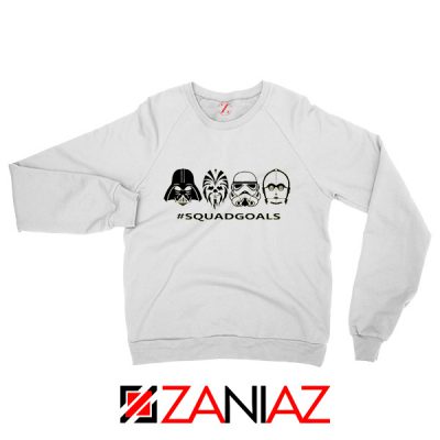 Star Wars Squad Goals Sweatshirt Star Wars Characters Sweater S-2XL White