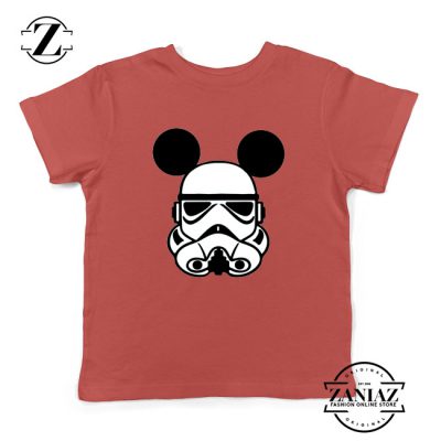 Stormtrooper Mickey Ears Kids Tshirt Star Wars Disney Youth Tee Shirts