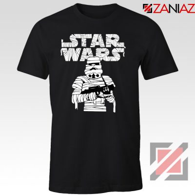 Stormtrooper Mummy Tshirt Star Wars Halloween Tee Shirts S-3XL Black