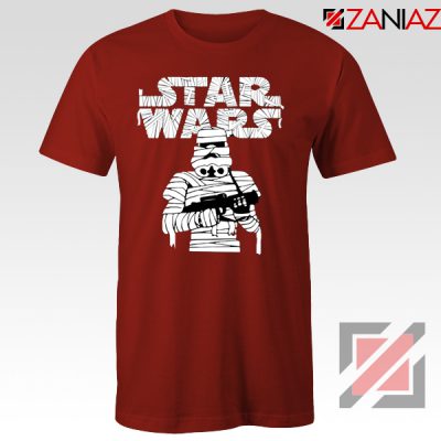 Stormtrooper Mummy Tshirt Star Wars Halloween Tee Shirts S-3XL Red