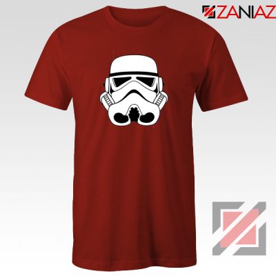 Stormtroopers Helmet Tshirt Star Wars Empire Tee Shirts S-3XL Red