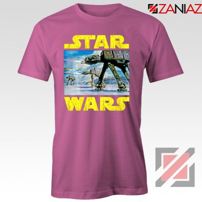 The Battle of Hoth Tshirt Star Wars Gift Tee Shirts S-3XL Pink