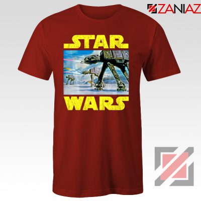 The Battle of Hoth Tshirt Star Wars Gift Tee Shirts S-3XL Red