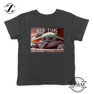 The Child Nap Time Black Kids Tee
