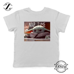 The Child Nap Time Kids Tee Shirt Baby Yoda Star Wars Youth Tees S-XL