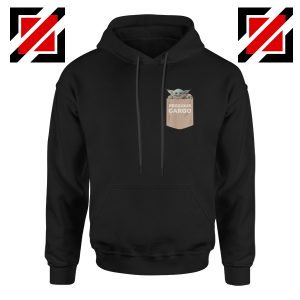 The Child Precious Cargo Pocket Black Hoodie