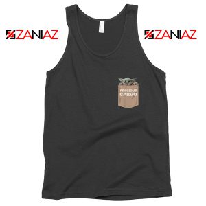 The Child Precious Cargo Pocket Black Tank Top