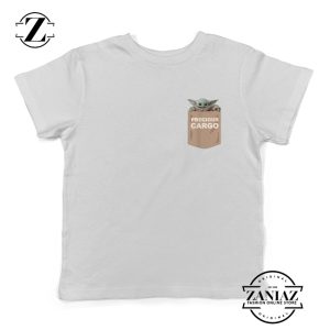 The Child Precious Cargo Pocket White Kids Tshirt