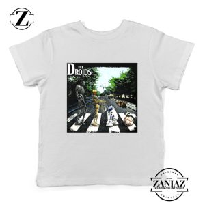 The Droids Kids Tshirt The Abbey Road Star Wars Youth Tee Shirts White