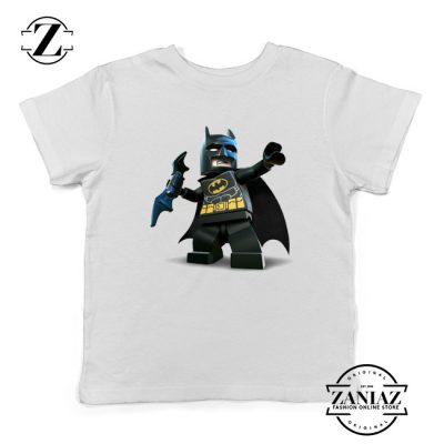 The Lego Batman White Kids Tshirt
