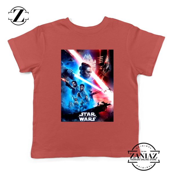 The Rise Of Skywalker Poster Kids Tshirt Star Wars Youth Tee Shirts S