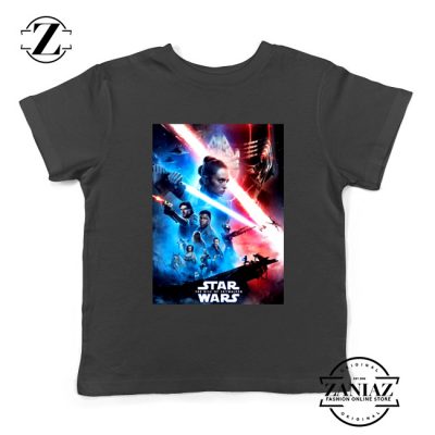 The Rise Of Skywalker Poster Kids Tshirt Star Wars Youth Tee Shirts S-XL Black
